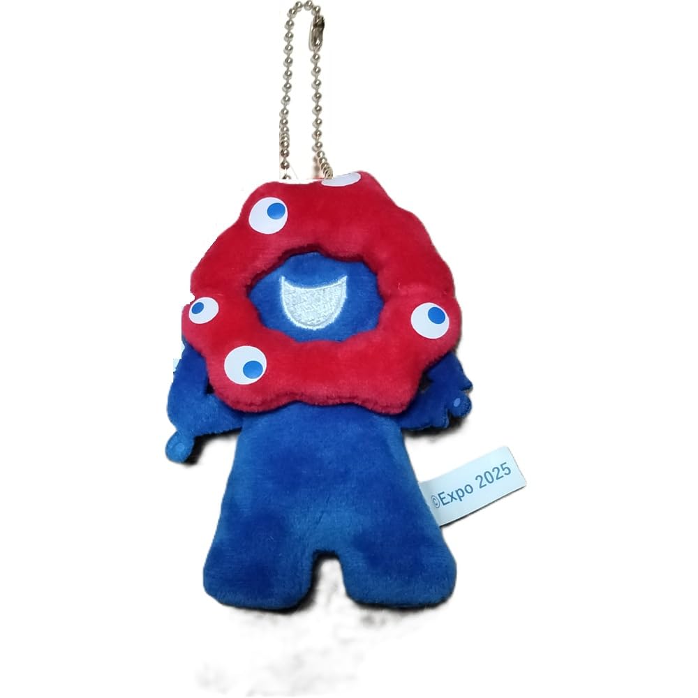 

Osaka-Kansai Expo 2025 Myakumyaku Plush Toy, Petit Mascot, Keychain [EXPO2025] Souvenir, Gift, Present, Size 90 x 60 x 25mm