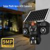 Solar 4M Pixels True Color HD 4G Outdoor Wireless Surveillance Camera for Fish Ponds