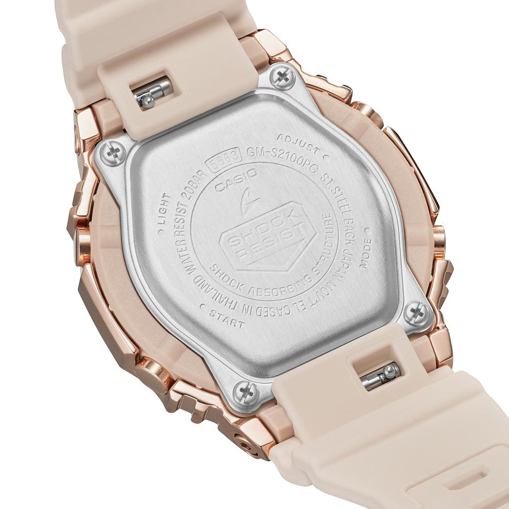Casio Men's Stainless Steel 200M Water Resistant Analog Shock Resistant Quartz Watch GM-S2100PG-4A