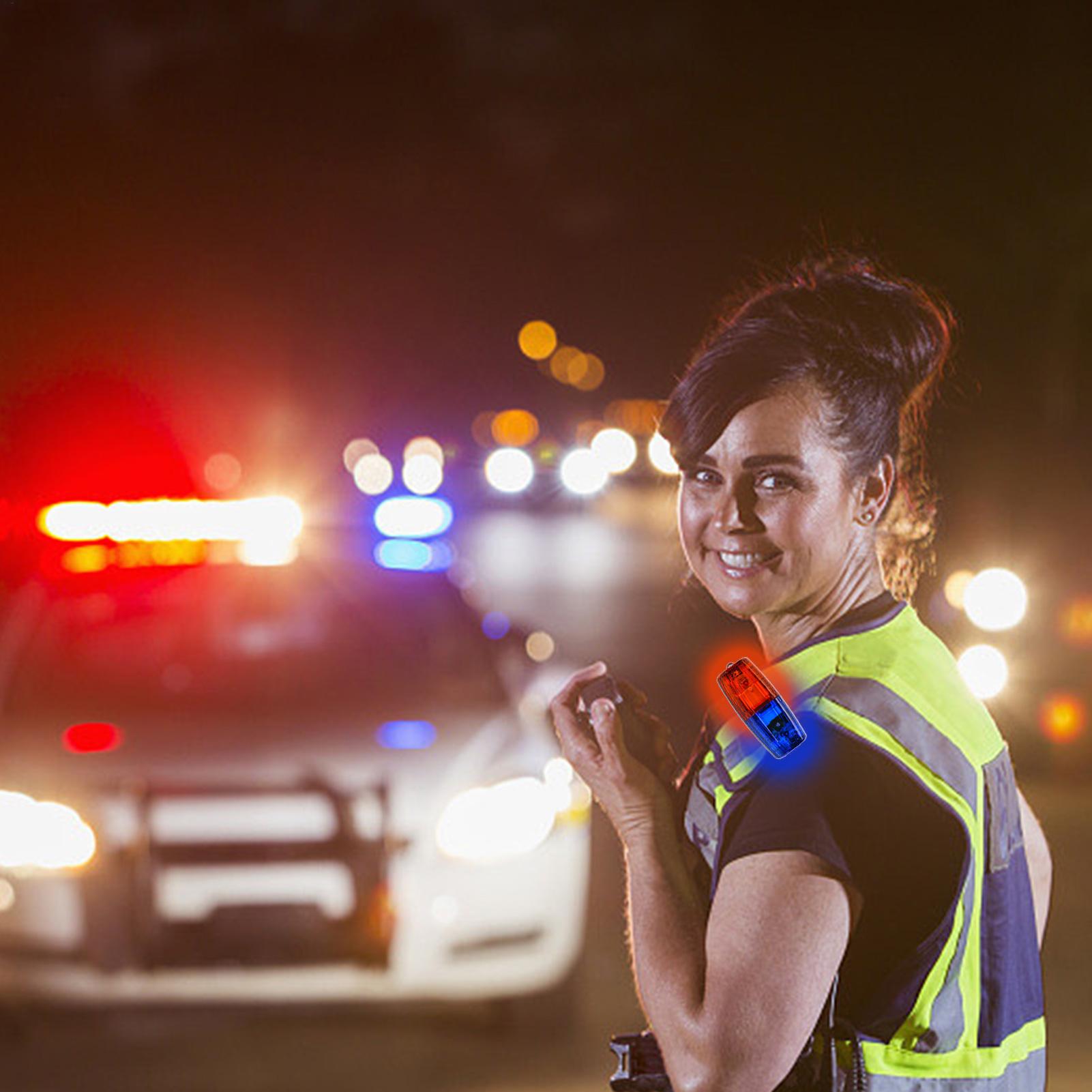 Led Shoulder Warning Light Rechargable Safety Flashing Clip Lamp Waterproof Highly Visible Strobe USB Charging Strobe Lights China Mainland