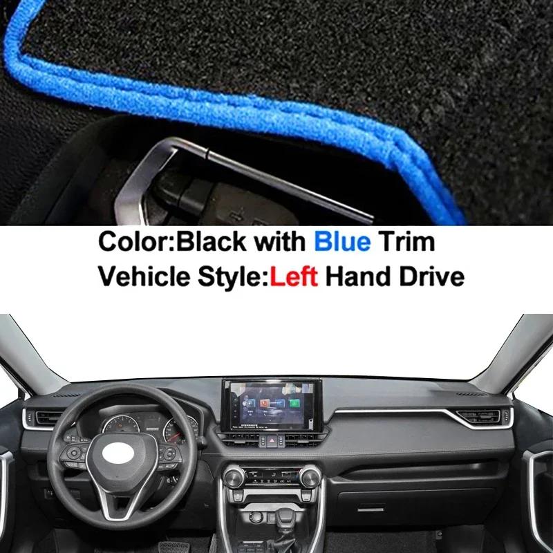 Car Dashboard Cover Non slip pad For Toyota RAV4 V XA50 2018 -  LHD Dashmat Carpet Dash Mat Sun Shade Pad Anti-UV Cushion