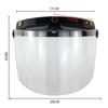 3-Snap visors Len Shield for Motorbike Helmet Flip Up Down Open Face Anti Glaring