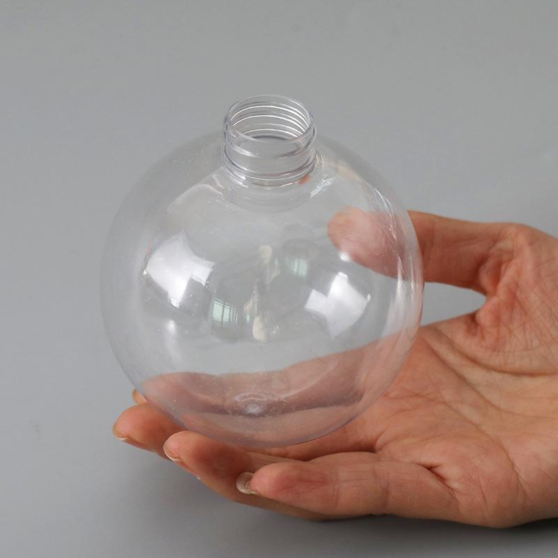 Clear PVC Christmas Tree Ornament - DIY Hollow Round Pendant Ball