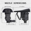 2pcs Car Front Windshield Washer Nozzle for CADILLAC CTS SRX OEM No. 15778747 Front Windshield Wiper Spray Nozzles