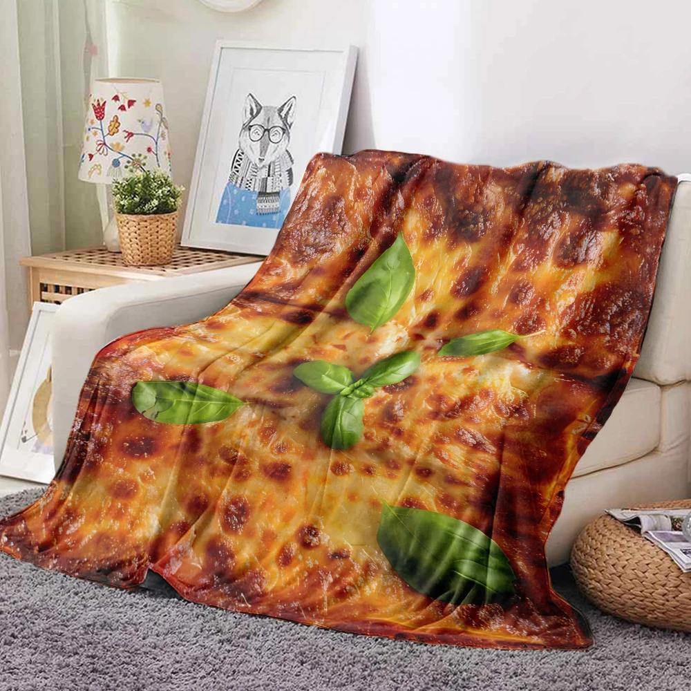 Cozy Flannel Throw Blanket With Creative Design For Sofa Or Bed Perfect For Home Textiles
