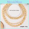 Bohemian Multilayer Wooden Bead Necklace For Women Summer Fashion Accessory