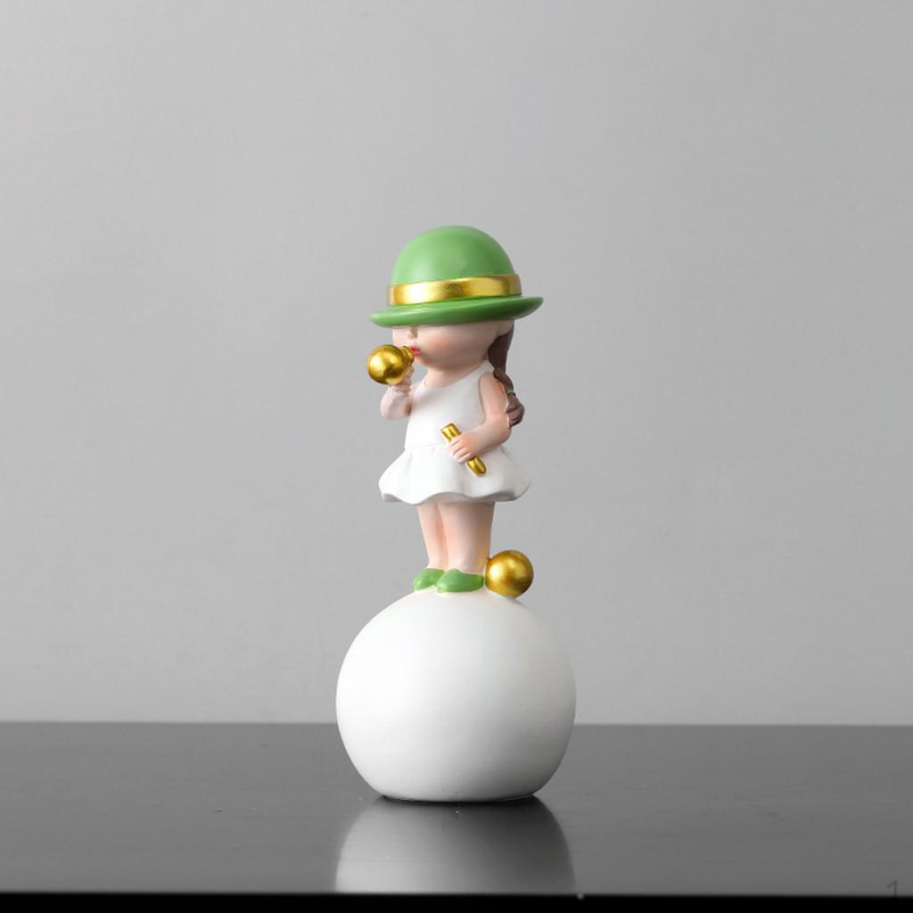 Chic Cartoon Figurine Sculpture Ornament Miniature Statue Bookshelf Crafts
