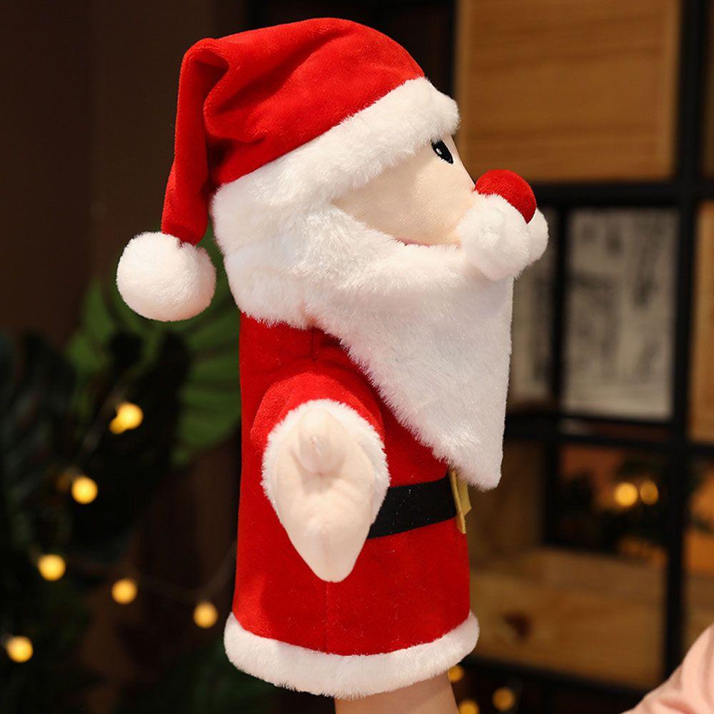 Accessories Film Doll Christmas Gifts Puppet Show Christmas Doll Plush Toys Santa Claus Hand Puppet