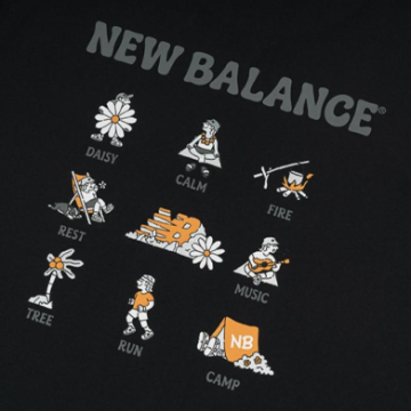 New Balance Uni Nb Boy Picnic ConTenTs ShorT Sleeve T shirT