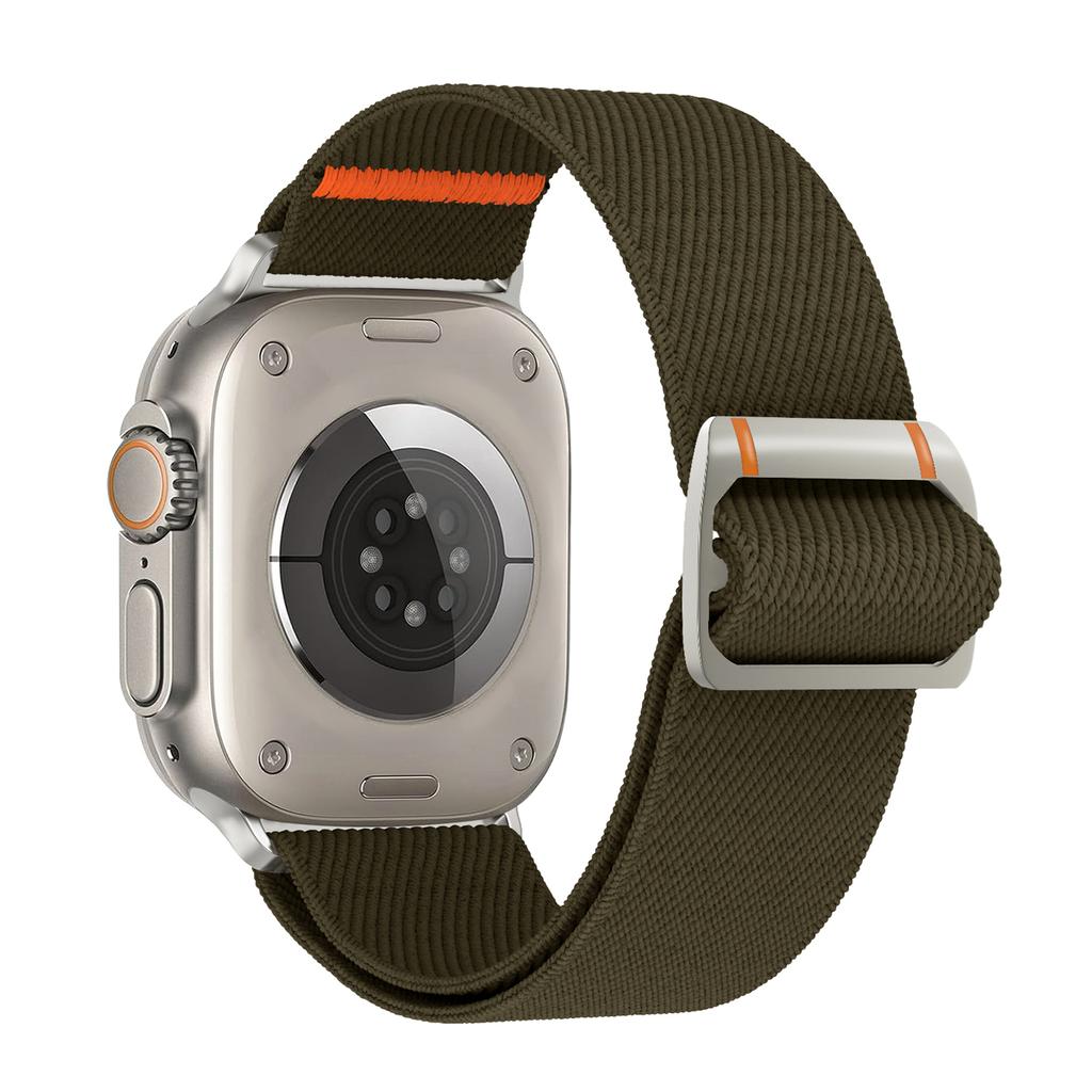 Braided Strap for Apple Watch Series 10 9 8 7 SE 6 5 4 3 2 1 42mm 41mm 40mm 38mm Elastic Nylon Adjustable Watch Band