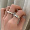 Bead Geometric Contemporary Ring For Women With Adjustable Copper Material Comfort For