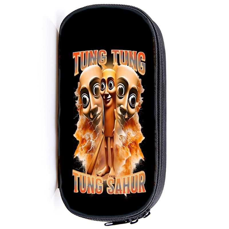 

Тунг Тунг Тунг Сахур Пенал Итальянский Маразм Молния Детская Сумка Бомбардиро Крокодило Детский Пенал Школьные Принадлежности Подарок 7