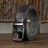 Fashion Retro Distressed Wrinkled Leather Belt for Men and Women Genuine Leather First Layer Cowhide Casual Jeans Belt
