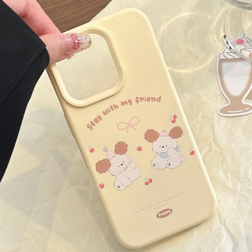 Cartoon Welpen Handyhülle passend für Apple Handys