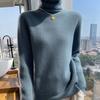 Women's Cashmere Double-Thick Turtleneck Loose Knit Sweater - Autumn/Winter