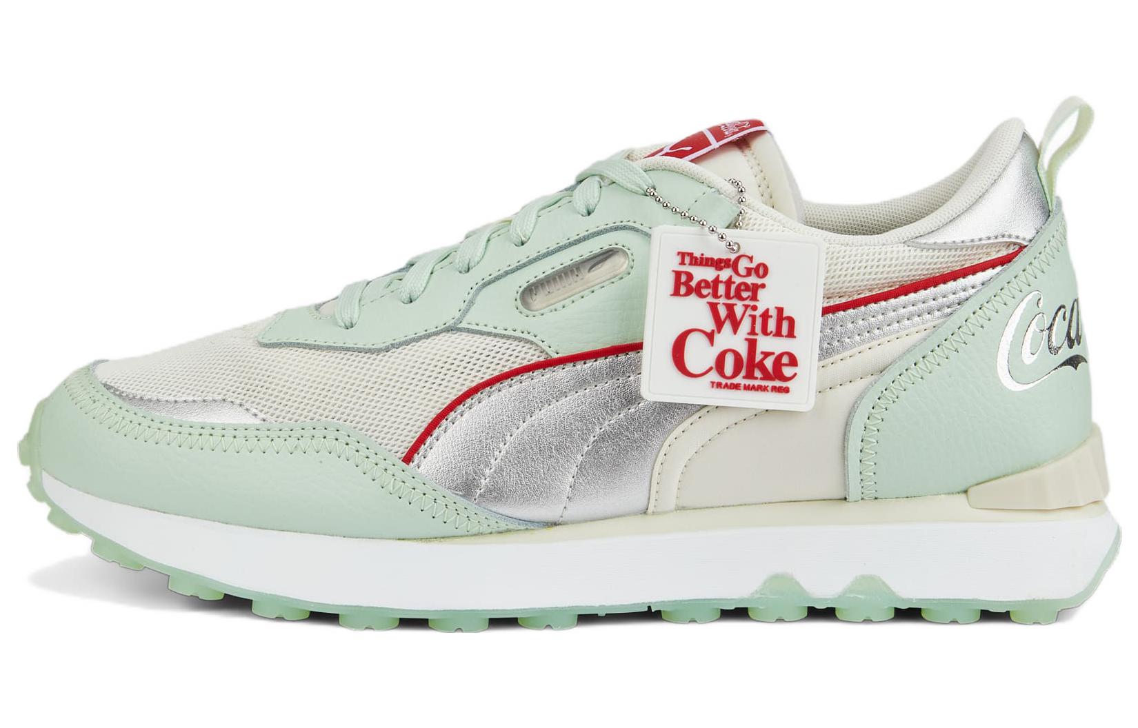 PUMA X Coca Cola Rider Fv Le Gossamer Green Silver 387217-01 35.5