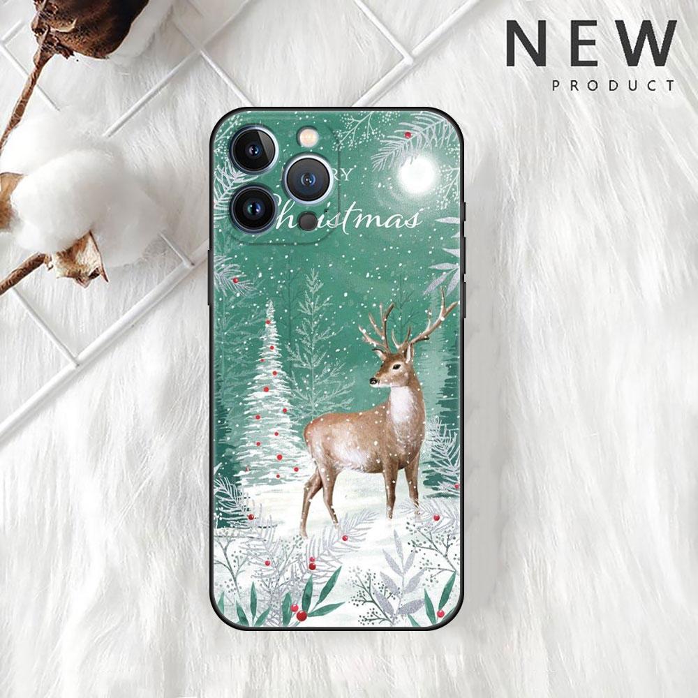 

Веселый рождественский чехол для телефона iPhone 11 13 Pro Max 12 Mini 7 8 Plus SE 2020 X XS 6 6S 5 5S роскошный чехол-накладка из силикона iPhone 5 5S SE