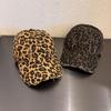 Y2k Leopard Print Hole Baseball Caps Unisex Spring Autumn Outdoor Casual Sport Hats Women Fashion Sunscreen Sun Hat