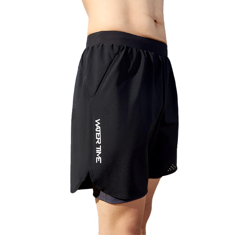 WATERTIME Men s Quick-Dry Knee-Length Swim Trunks L