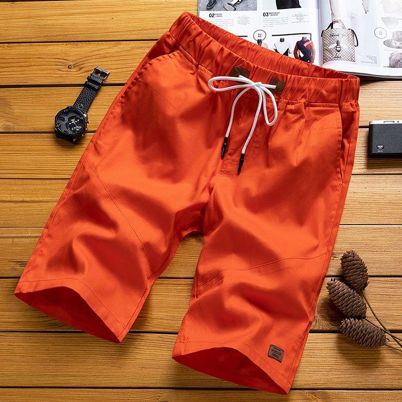 Summer Men 'S Shorts Casual Loose Cropped Trousers Sports Shorts Loose Knit Straight Casual Pants Short Pants