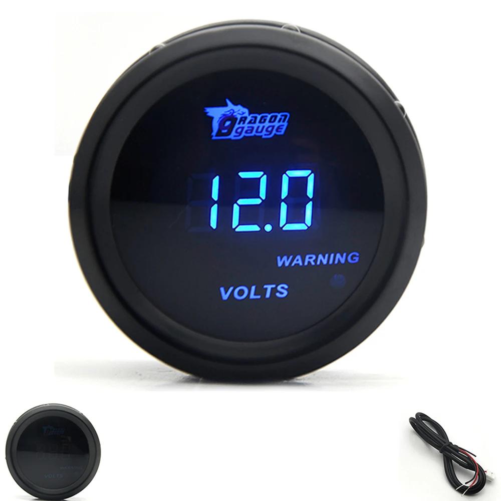 Manometro Digitale Turbo Boost per Auto 2" 52mm PSI BAR Temperatura Acqua Temperatura Olio Manometro Pressione Olio Voltmetro EGT Contagiri RPM