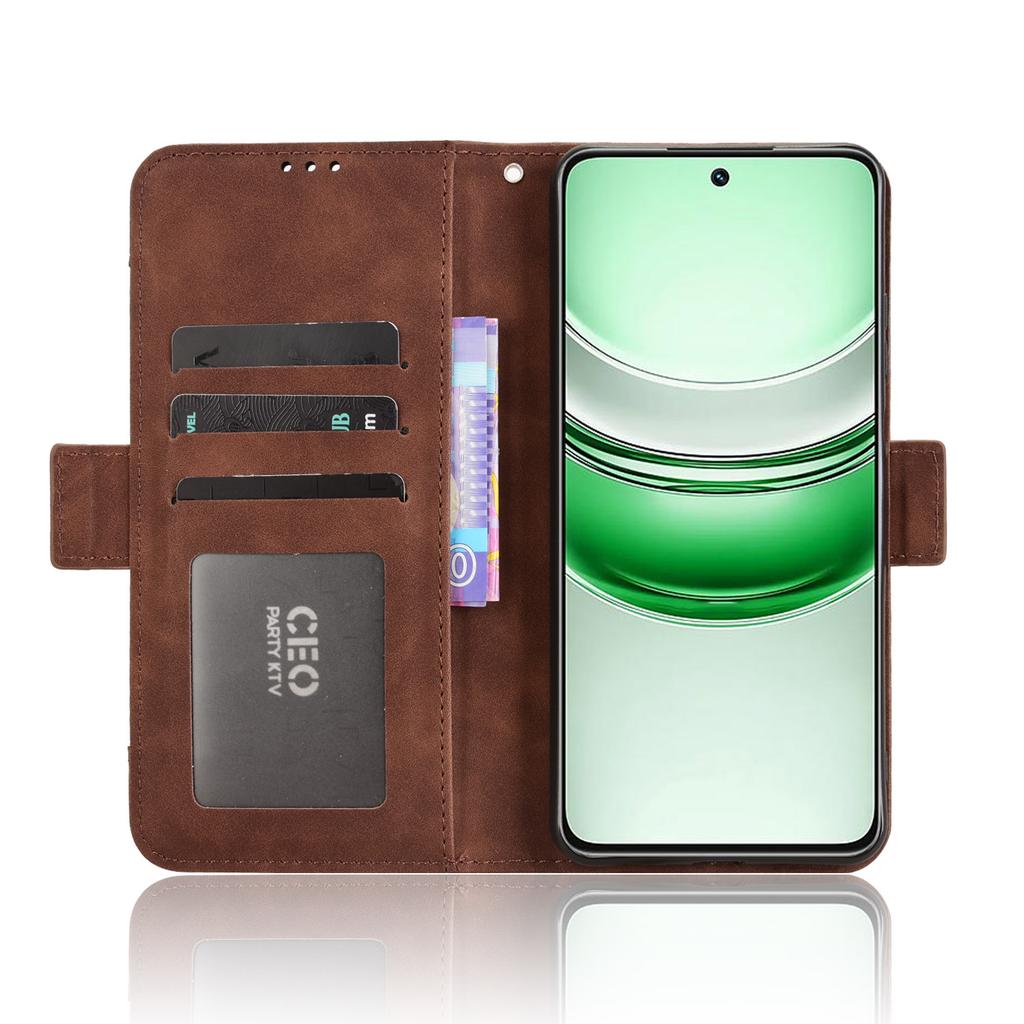 For Realme C73 5G/14x 5G/V70 5G/V70s 5G Leather Case Phone Wallet Cover with Multiple Card Slots