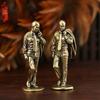 Russian Leader Brass Figurine: Stunning Desktop Statue & Ornament