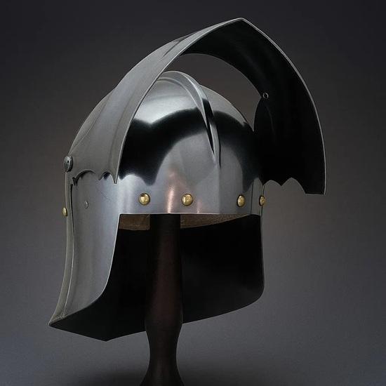 Handmade Medieval Gothic Sallet Helmet Perfect for Renaissance Fair, Cosplay, LARP, Halloween Costume Authentic Steel Armor Replica