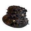 Korean Style Sequin Bucket Hat for Women - Fashionable, Foldable, Face Slimming Outdoor Travel Accessory