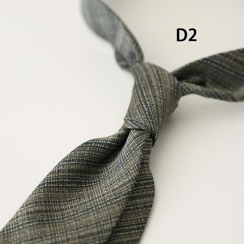 Men's Korean Style Formal Business Ties - Spring/Summer Collection (8CM, Simple Lines, Red/Coffee/Beige Series, Hand-tied)