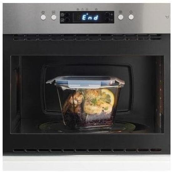 IKEA Storage Container with 365+ Lid, 15x15x12cm, Glass/plastic (992.691.17)