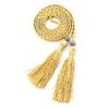 Ethnic Women Braided Knot Tassel Belt Waistband Skinny Thin Waist Rope Strap