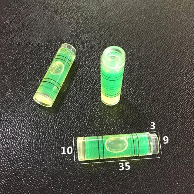 3 Stück Mini Wasserwaage Zylindrisch Rund Libelle Wasserwaage Horizontal Präzisionsmess-Set