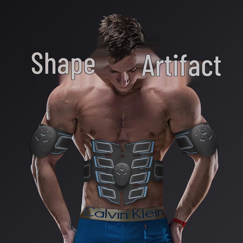 EMS Rechargeable Ab Muscle Stimulator with Digital Display - Smart Fitness Patch for Abs and Weight Loss