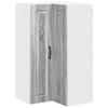 Wall Mounted Corner Cabinet PORTO Grey Sonoma 57 X 57 X 100 Cm