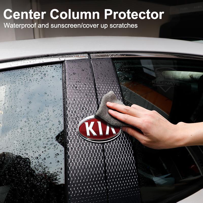 MTDY7 2 PCS Car B Pillar Sticker Car Center Pillar Decoration Decal for Kia Sportage Ceed Picanto Rio ProCeed Niro 5 3 4 K7 K5 K8 K3 R