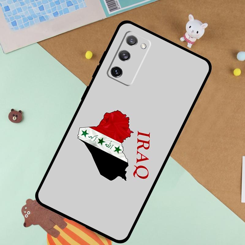 Iraqi Iraq National Flag Soft Case For Samsung Galaxy S25 Ultra S9 S10 S20 S21 S22 S23 S24 Plus S24 FE Funda Cover