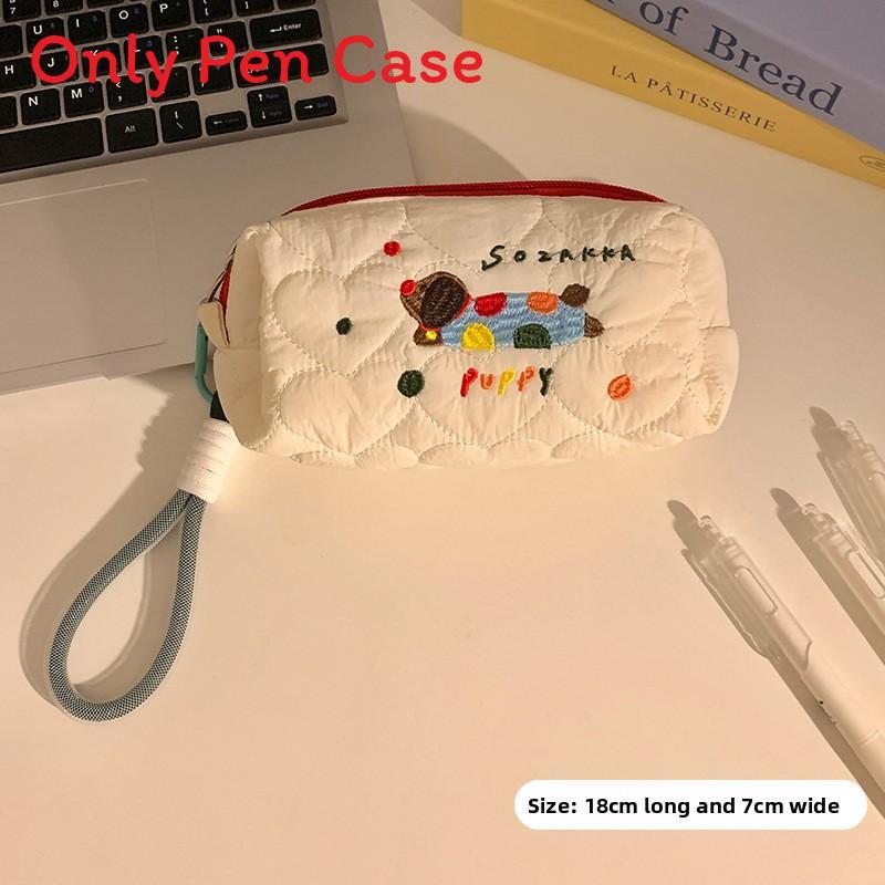 Stilren Hundpennaväska i Nylon Med Exklusiv Design För Mellanstadiet Och Högskolan