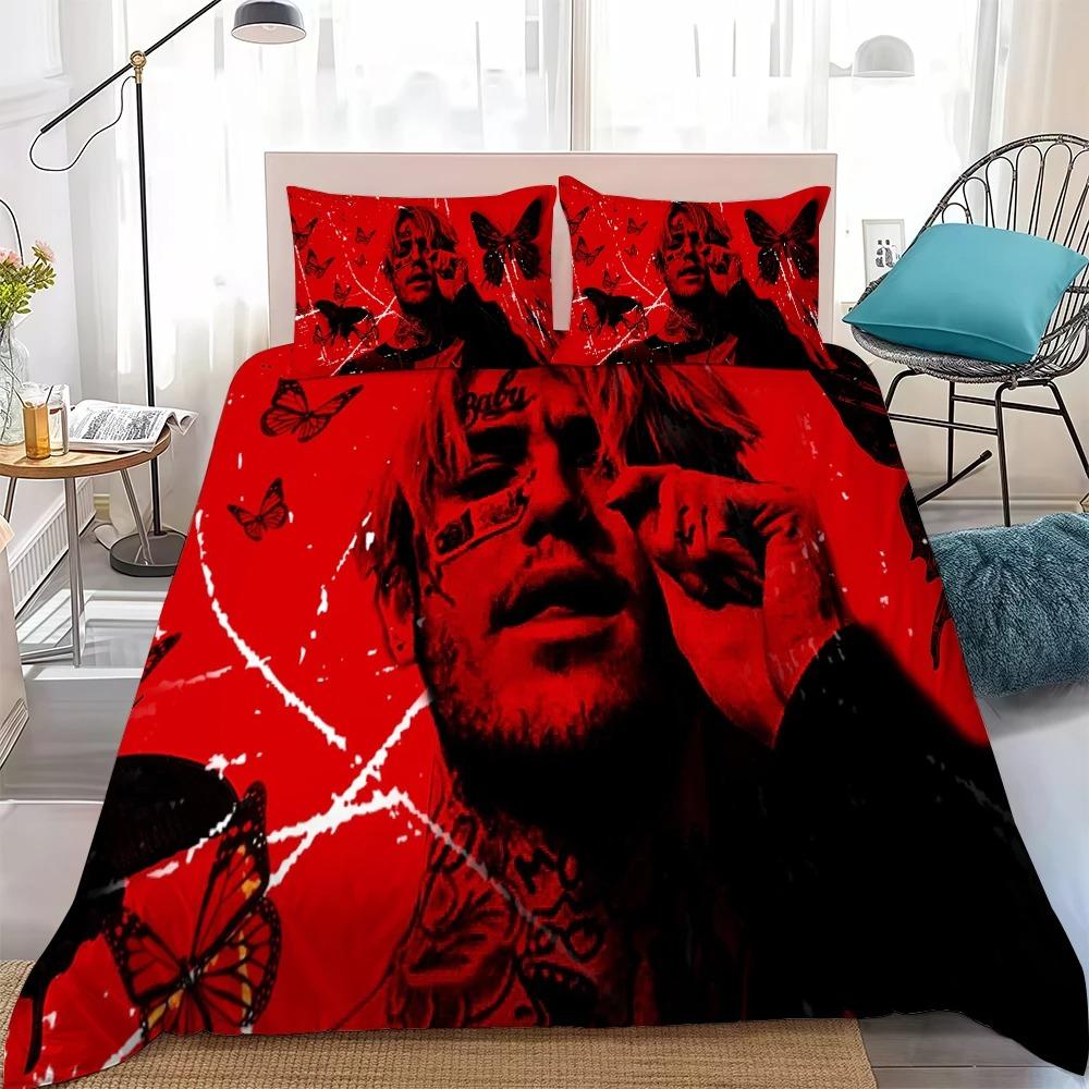 3D Print L-Lil P-Peep Bedding Set Soft Comforter Cover With 1/2pcs Pillow Shams For Kids Adults Duvet Cover Microfiber