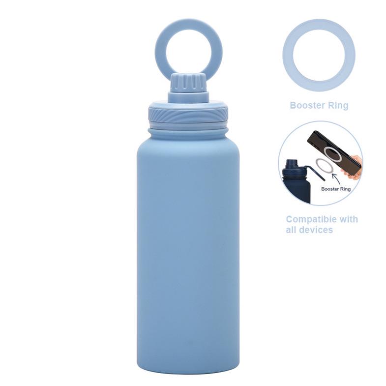 Magnetic Lid Sports Water Bottle