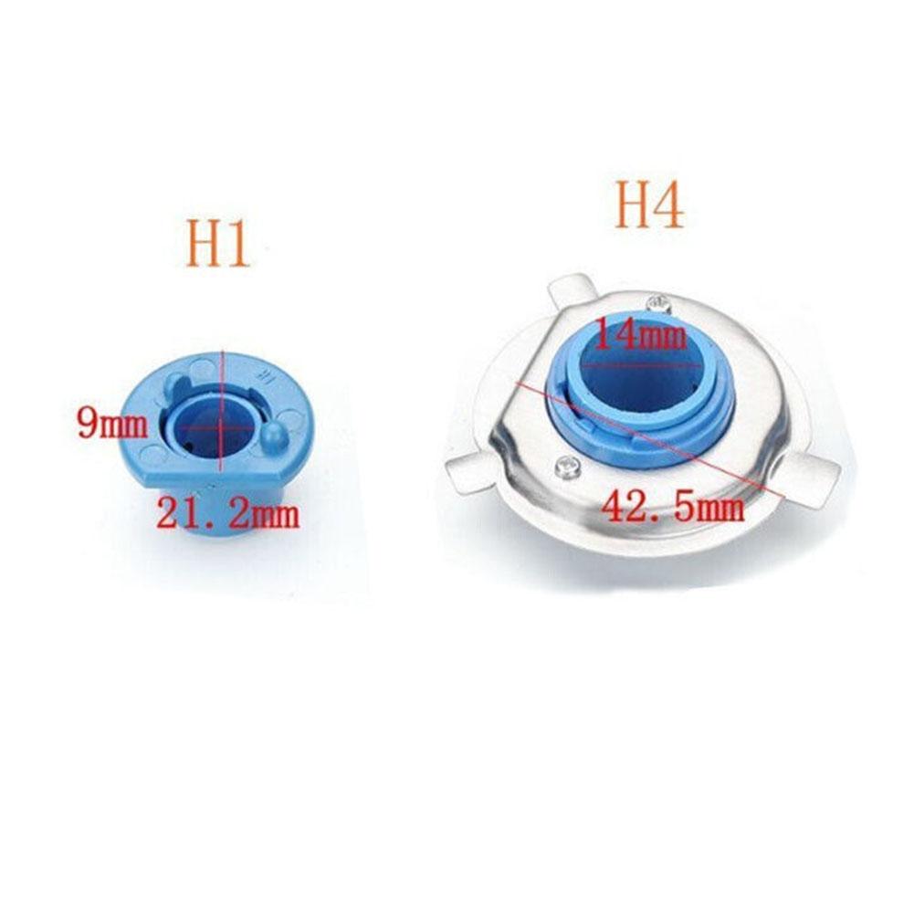 2Pcs Headlight Adapter ABS Car H1/H4 LED Headlamp Socket
