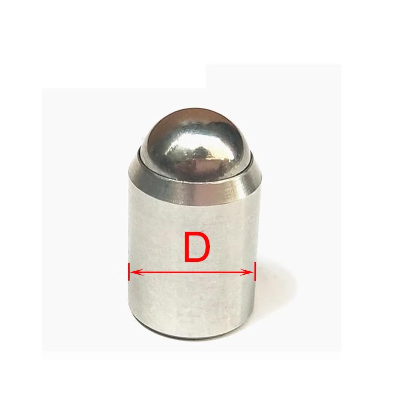 10pcs Precision Stainless Steel/Brass Positioning Beads Smooth Body Plunger Push Fit Ball Spring Ball Plungers