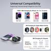 Faltbares kabelloses Ladegerät 2 in 1 für iPhone 14pro/15/13/12, 15 W magnetische kabellose Ladegeräte für Apple Watch 8/Airpods Pro