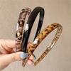 Resins Leopards Hair Hoop Cartoon Styles Headbands Softable Unique Hair Hoop for Girls and Women