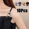 10pcs Pearl Button Pins ,DIY Decorative Safety Button Covers For Shoes, Hats, Bags, Shawls,Collar Needle Buckle Fixed Pin Brooch
