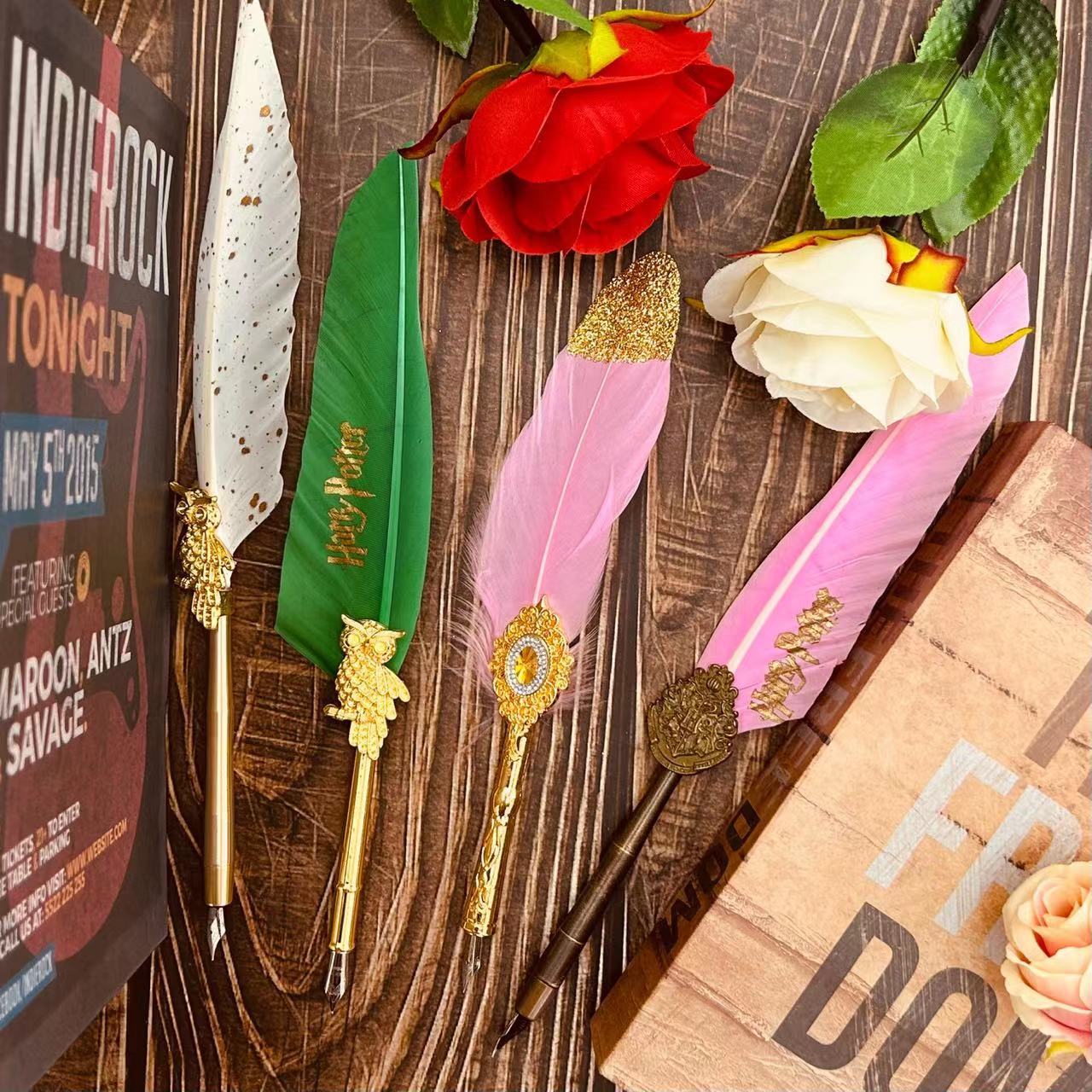 

Ретро Перо, Поставка, Прямая Продажа/Китайский Стиль, Подарок на День Святого Валентина Циси 0.5mm зелёный