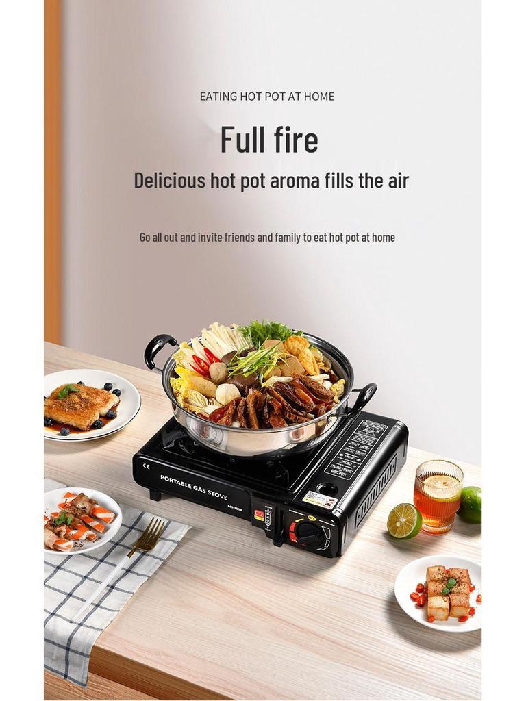 Portable Butane Outdoor Gas Stove for Cooking & Barbecue