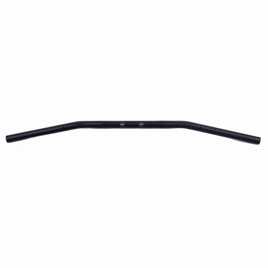 22mm Diameter Aluminum Alloy Retro Motorcycle Modified Handlebar Flat (Matte Black)
