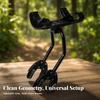 Bike Rear Rack with Rotating Platform Nylon for Cyclists, Commuters