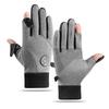 Cycling Gloves Men's Winter Outdoor Touch Screen Windproof Cold Warm Waterproof Cycling Sports Full Finger Velvet Anti-slip Hand